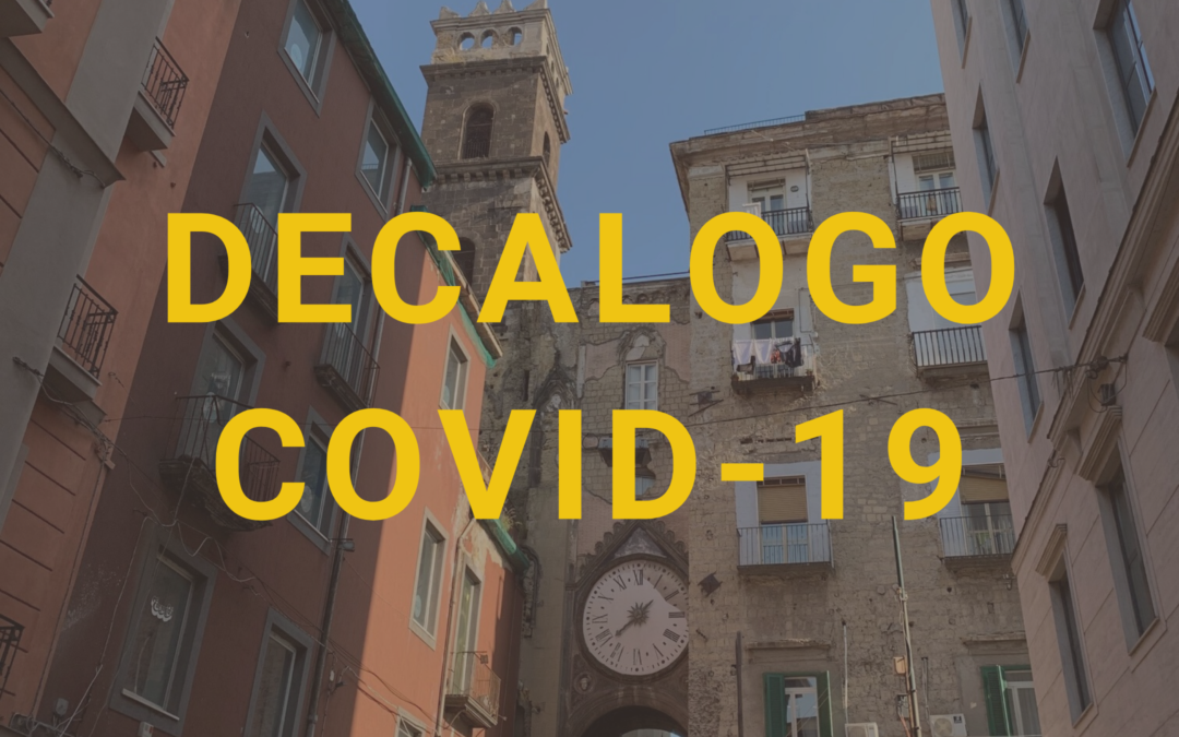 DECALOGO Antidiffusione Covid-19